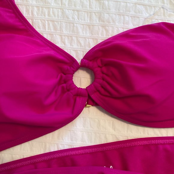 Cabana del Sol Hot Pink Bikini - NWT - Picture 4 of 10